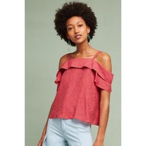 Anthropologie Maeve Mandalay Off The Shoulder Tank